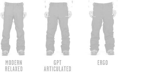Herren Hosen Snow Modern Articulated Fit