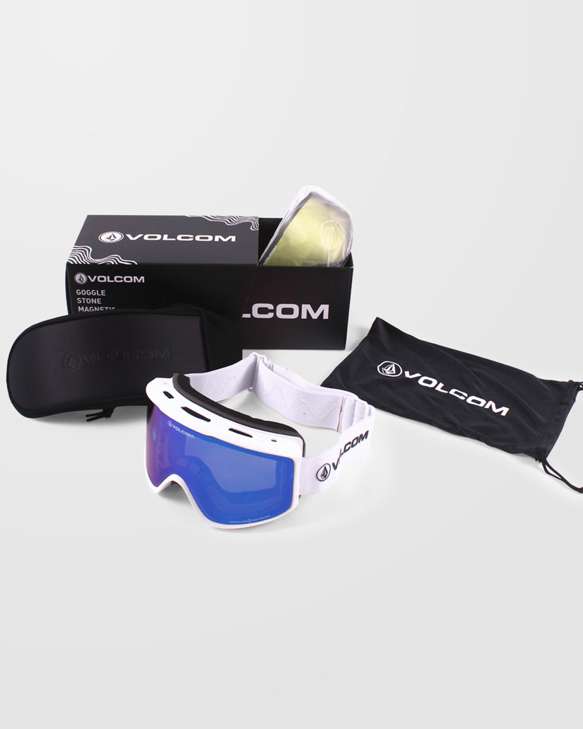 Volm Stone Magnetic Schneebrille - White