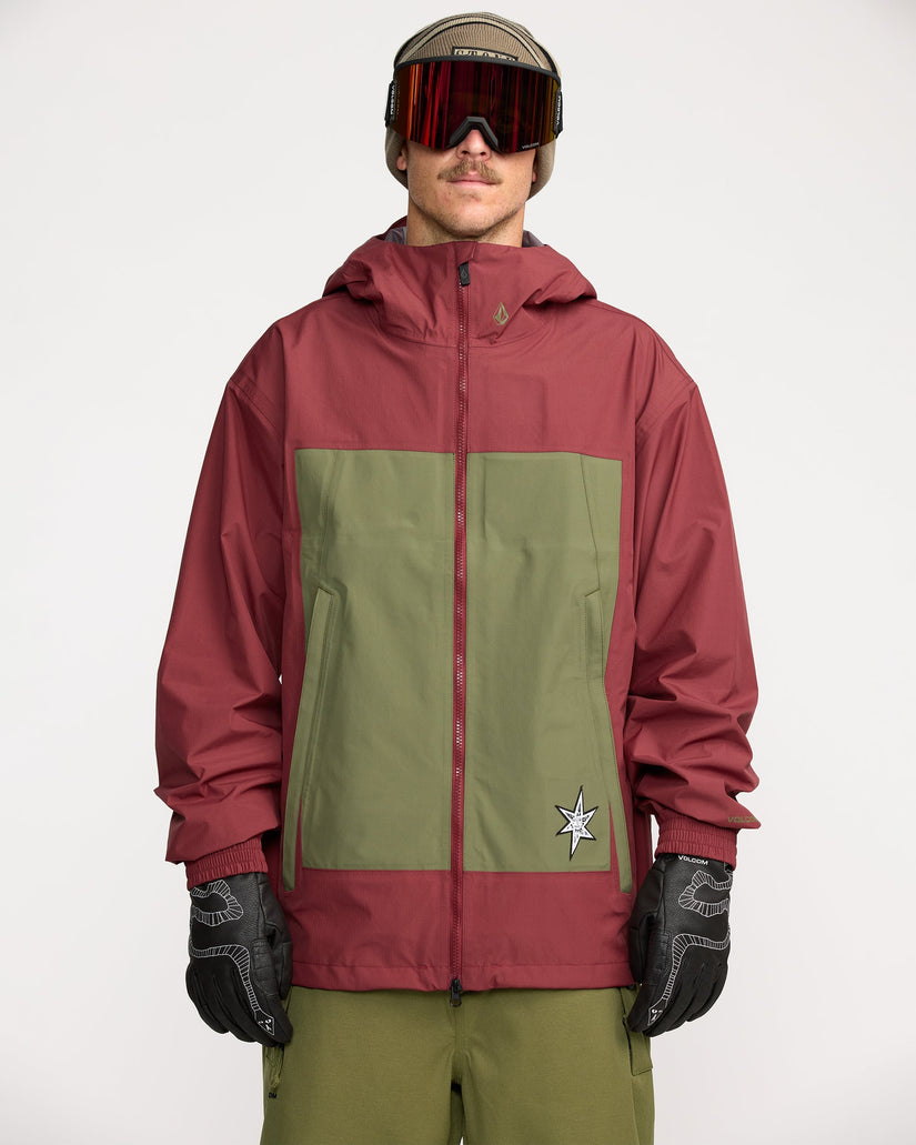 Arthur 3L Jacke - Burnt Red