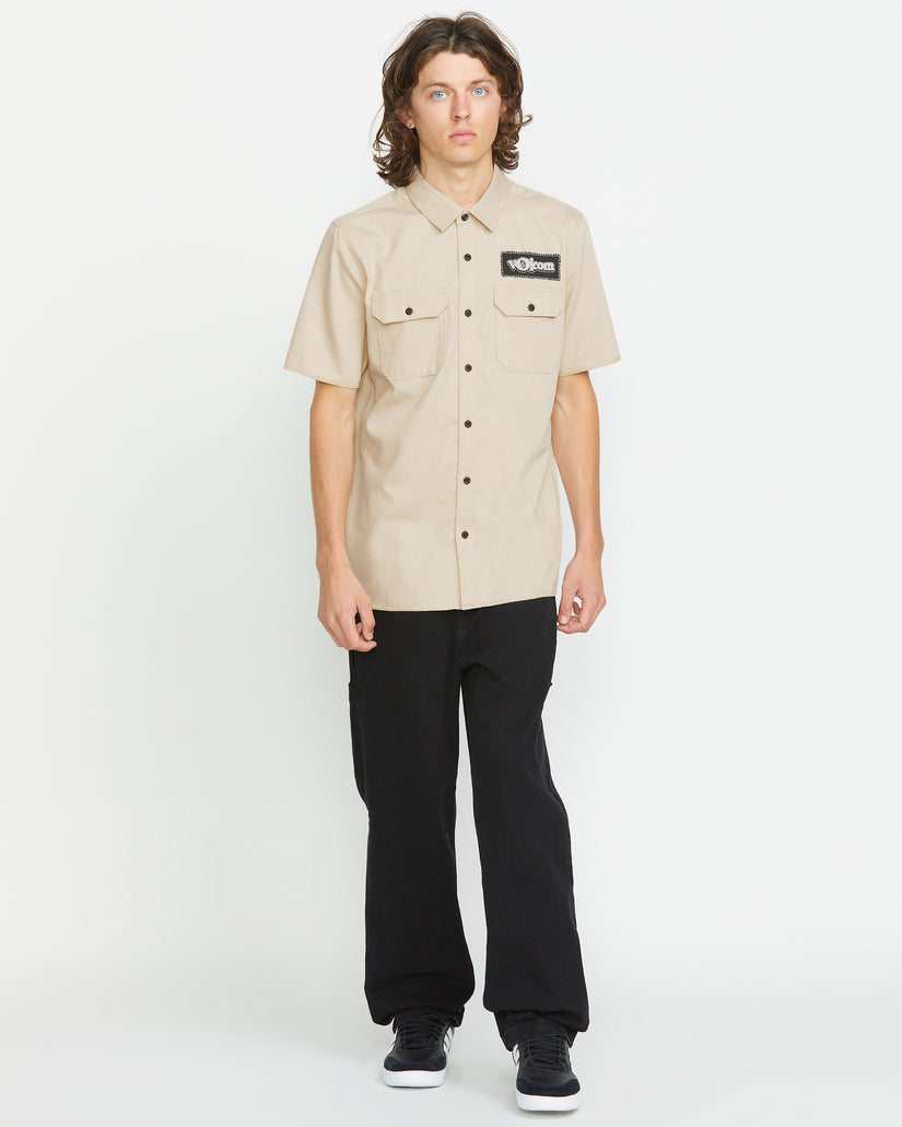 Volcom Ent Shirt - PALE KHAKI