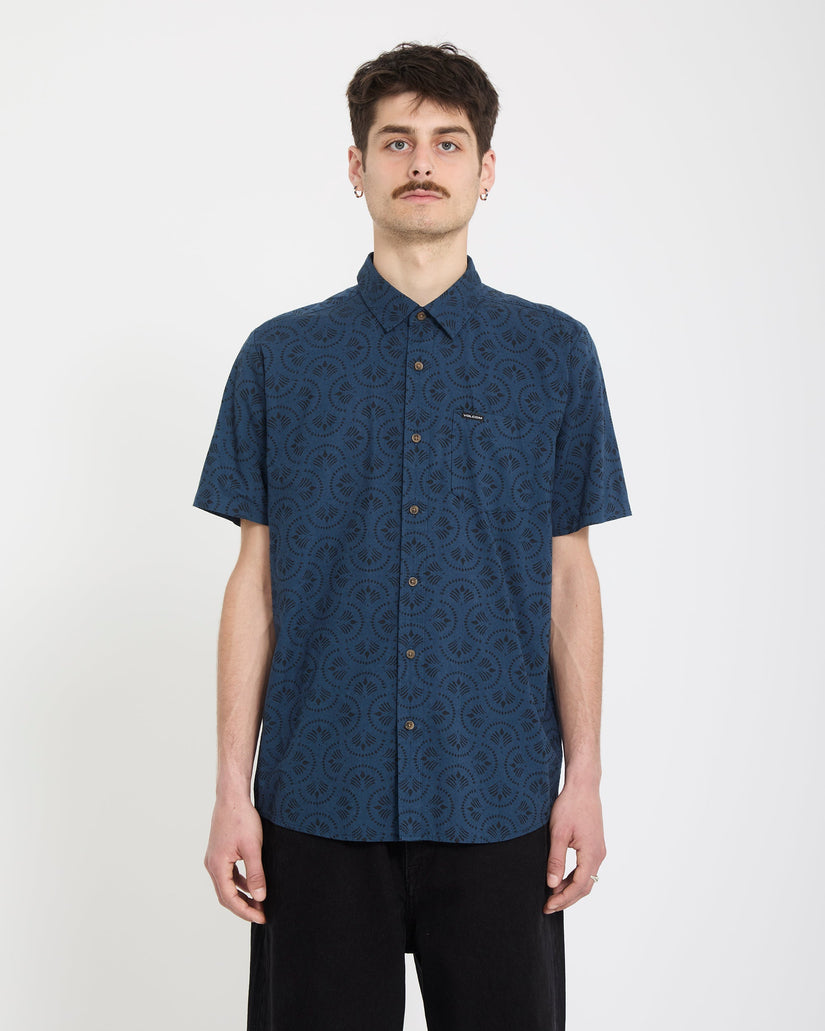 Scaler Stone Woven Hemd - Midnight Blue
