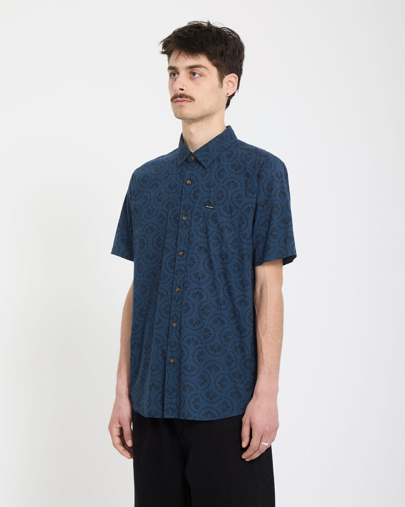 Scaler Stone Woven Hemd - Midnight Blue