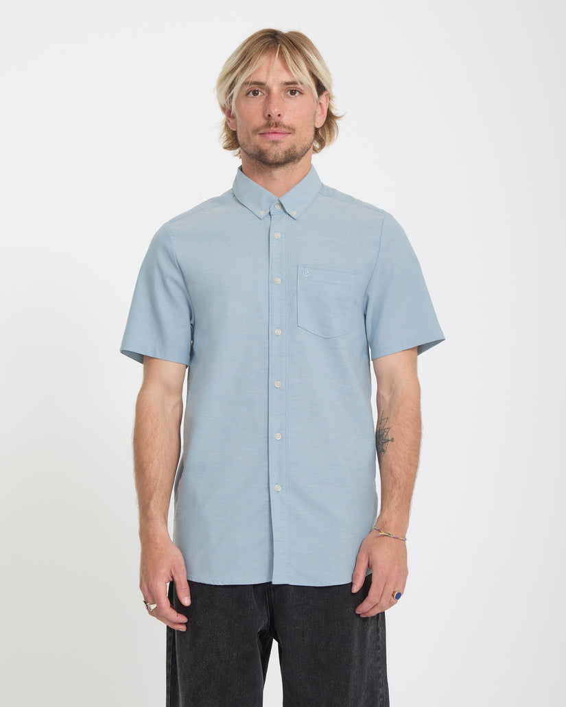 Everett Oxford Hemd - Wrecked Indigo