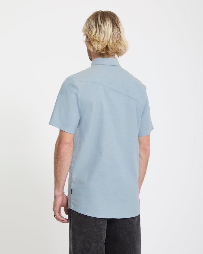 Everett Oxford Hemd - Wrecked Indigo