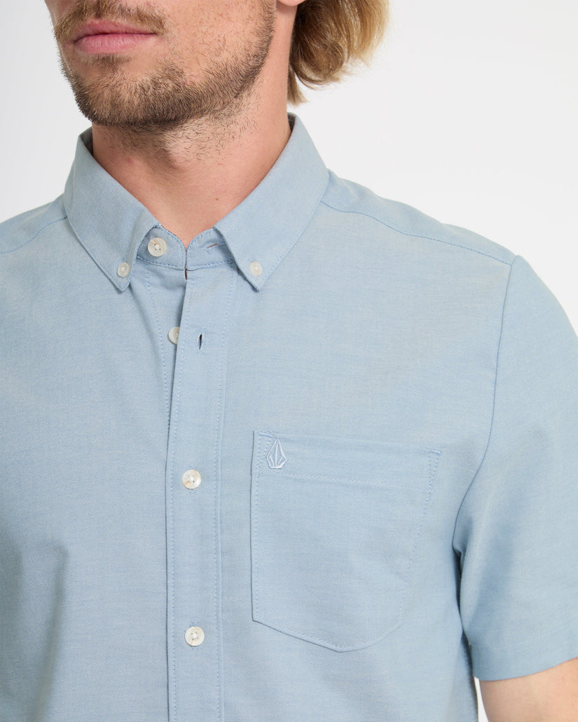 Everett Oxford Hemd - Wrecked Indigo