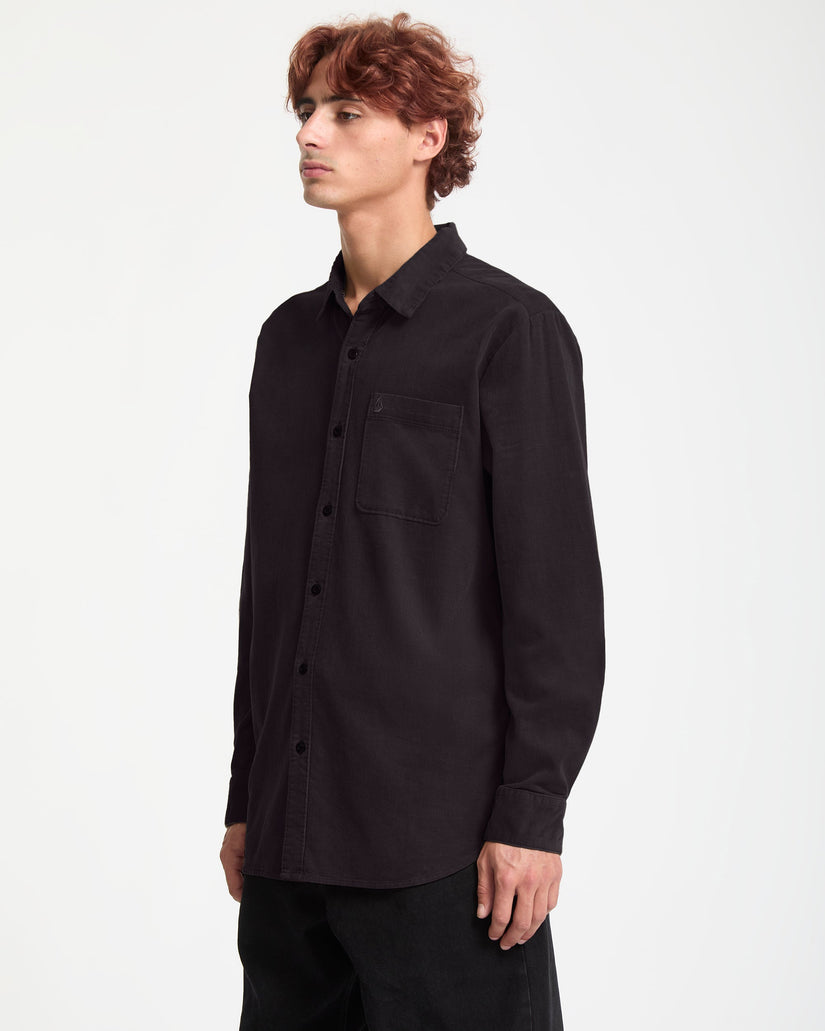 Zander Hemd - Asphalt Black