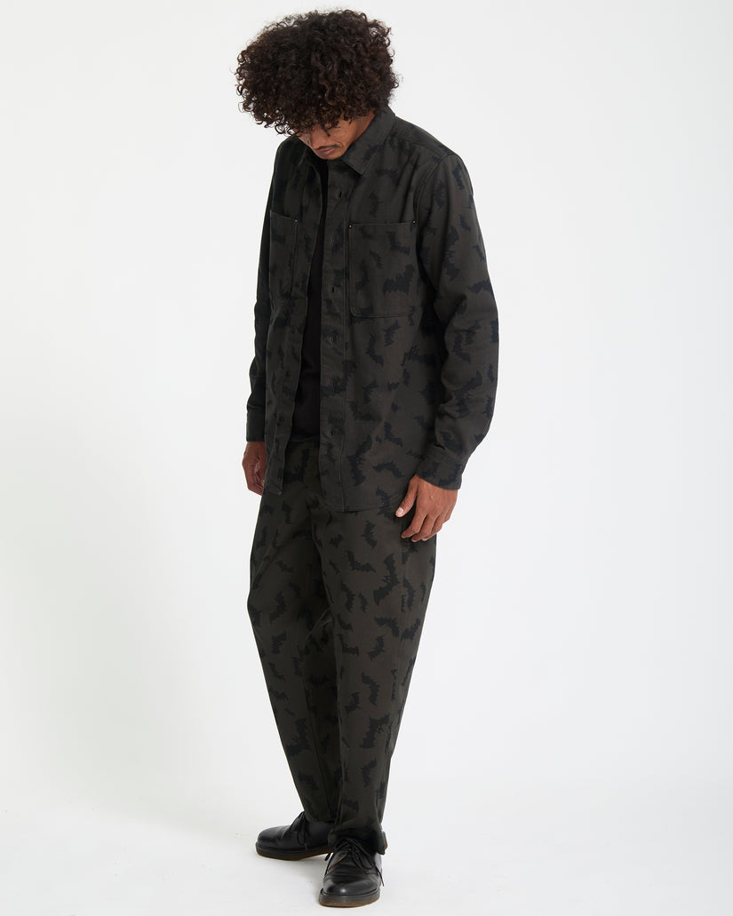 J.J. Villard Hemd - Rinsed Black