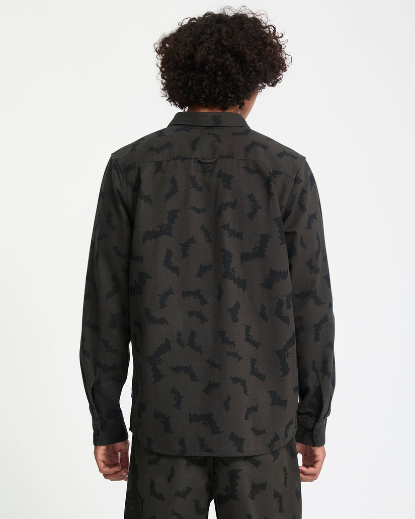 J.J. Villard Hemd - Rinsed Black