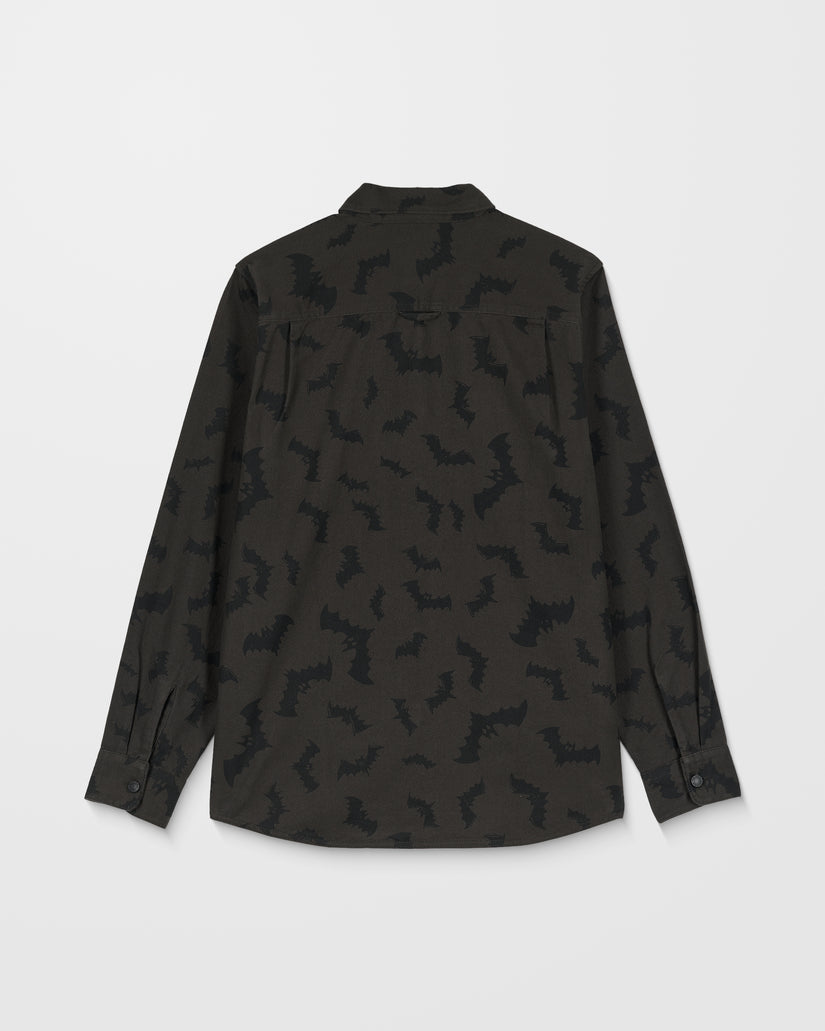 J.J. Villard Hemd - Rinsed Black