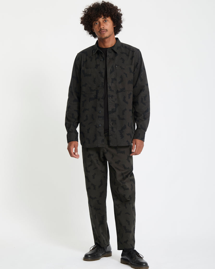 J.J. Villard Hemd - Rinsed Black