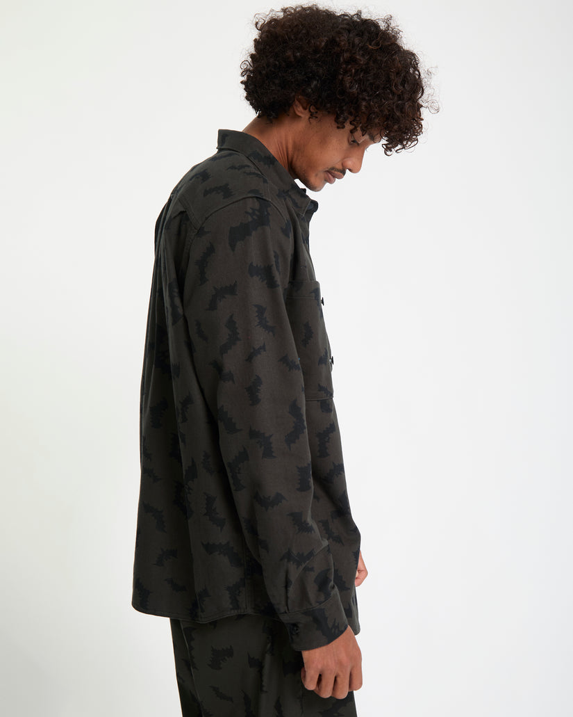 J.J. Villard Hemd - Rinsed Black