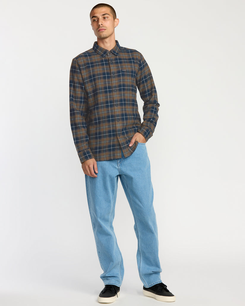Caden Kariertes Hemd - Navy