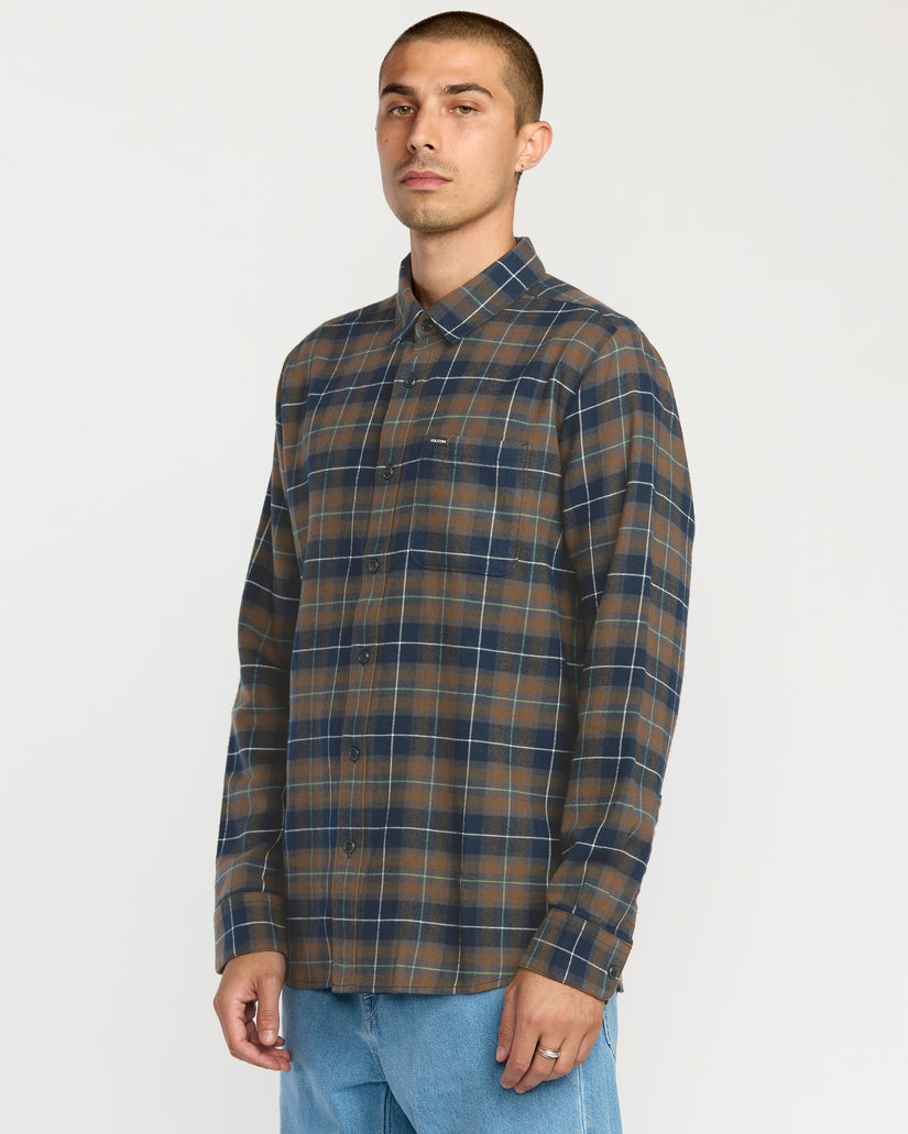 Caden Kariertes Hemd - Navy