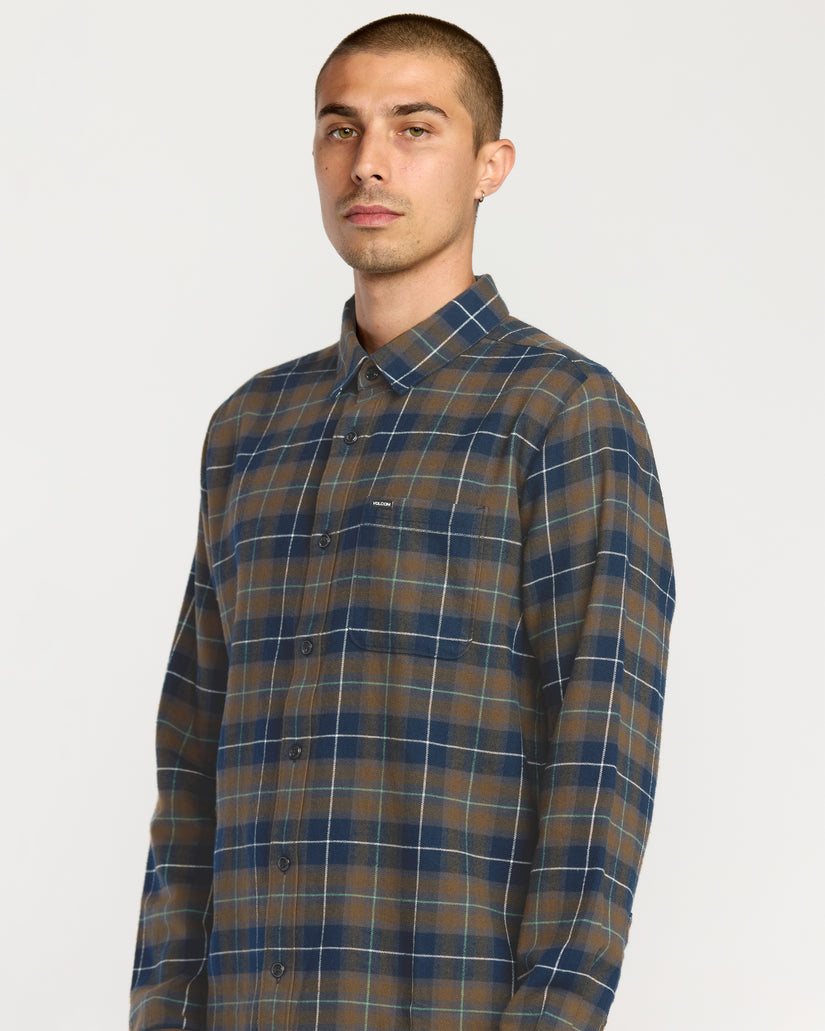 Caden Kariertes Hemd - Navy