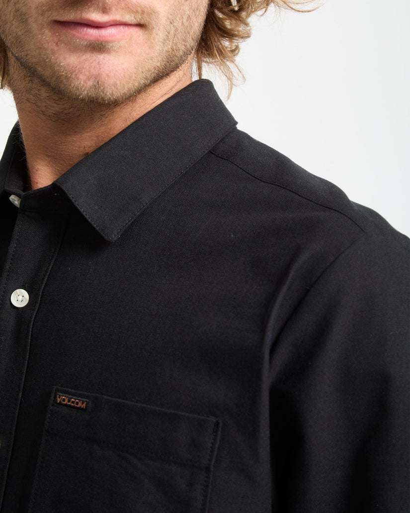 Veeco Oxford-Hemd - Black