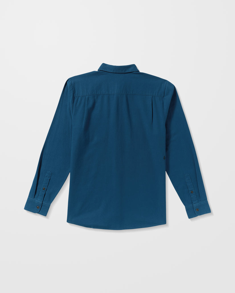 Caden Unifarbenes Hemd - Cosmic Blue