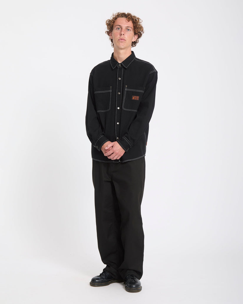 Levelstone Hemd - Black White