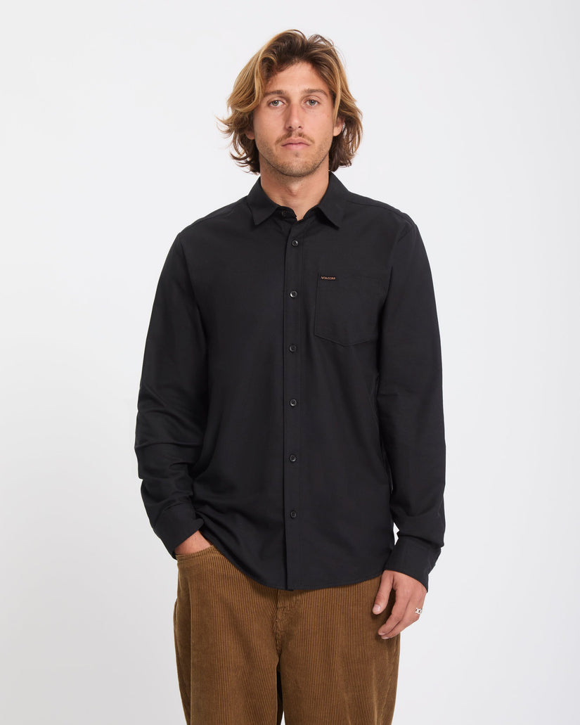 Veeco Oxford Hemd - Black