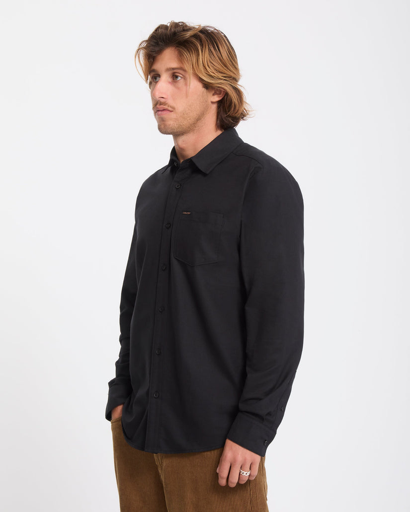 Veeco Oxford Hemd - Black