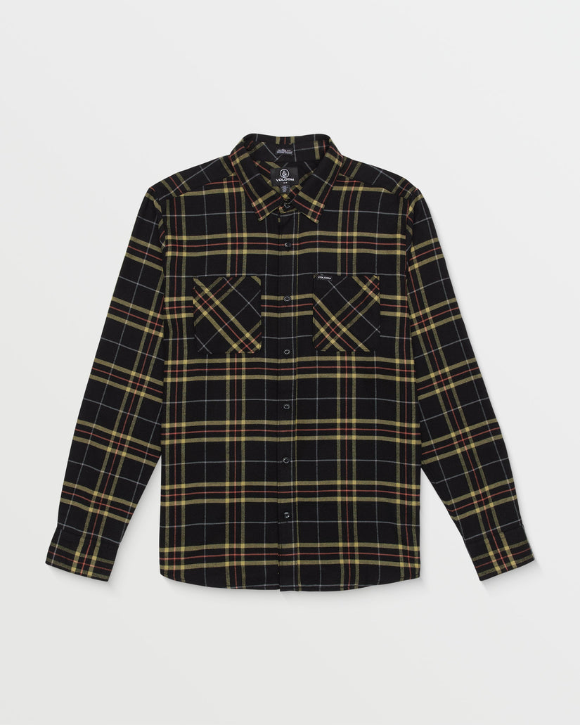 Netastone Flanellhemd - Black