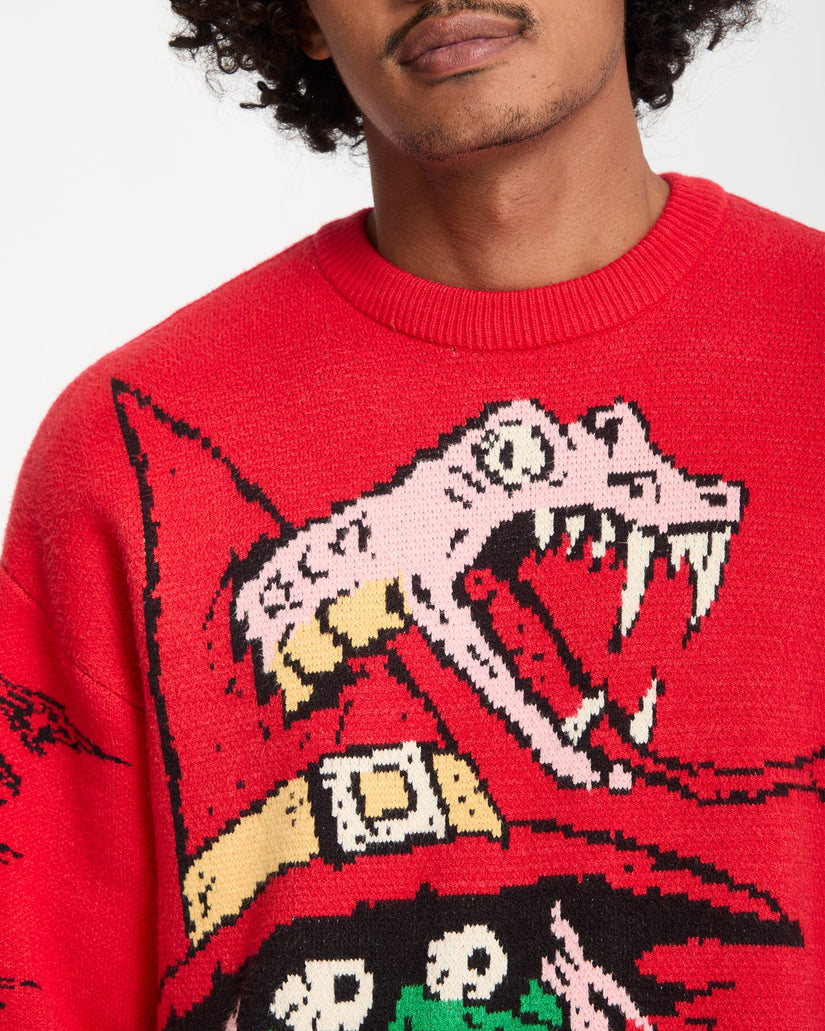 J.J. Villard Pullover - Lifeguard Red
