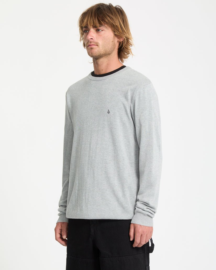 Uperstand Pullover - Light Grey Heather