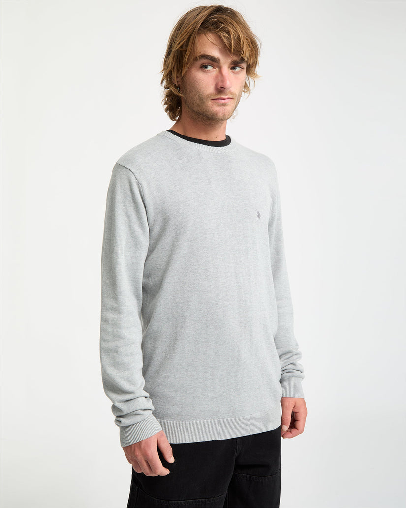 Uperstand Pullover - Light Grey Heather
