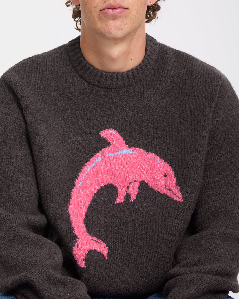 Ozzy Dolphin Pullover - Raisin