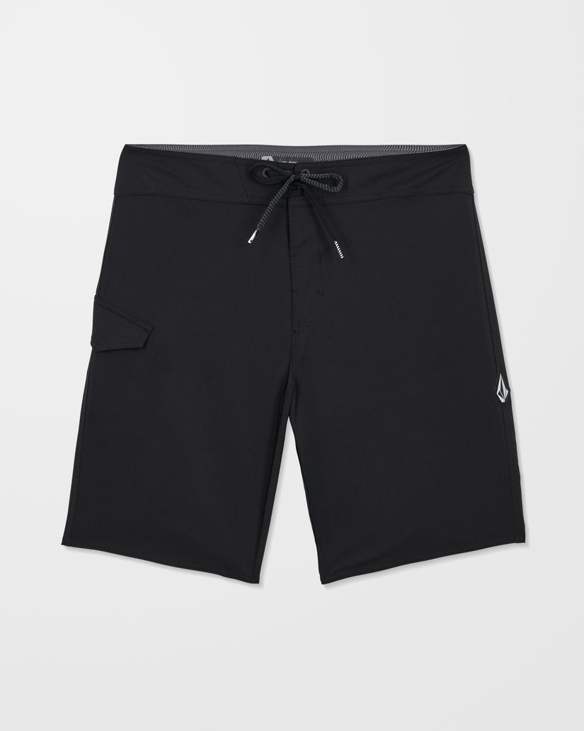 Lido Solid Mod 20" Boardshorts - Black