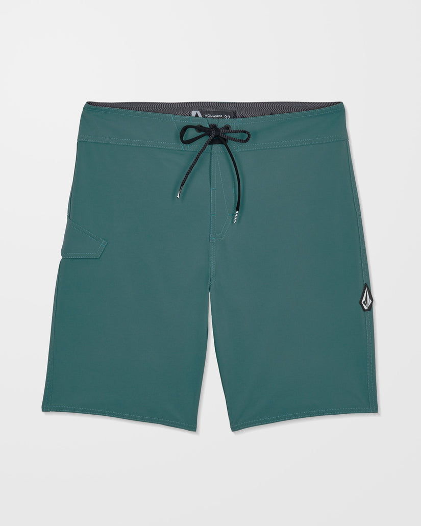 Lido Solid Mod 20" Boardshorts - Rifle Green