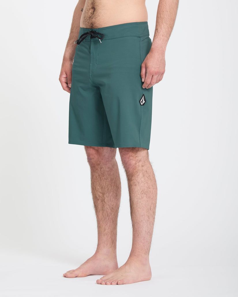 Lido Solid Mod 20" Boardshorts - Rifle Green