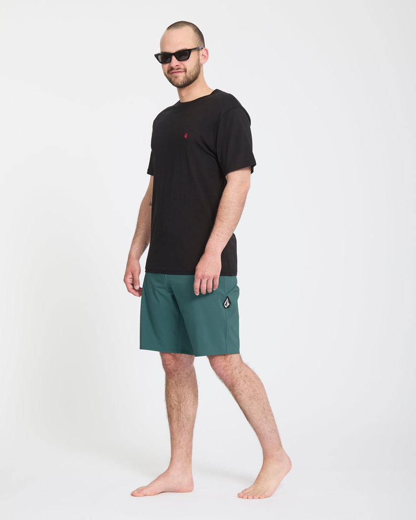 Lido Solid Mod 20" Boardshorts - Rifle Green