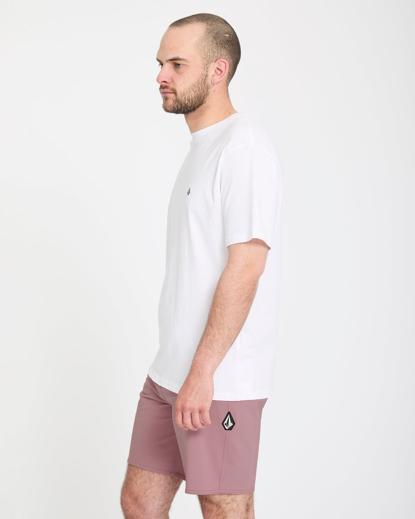 Lido Solid Mod 18" Boardshorts - Stone Rose