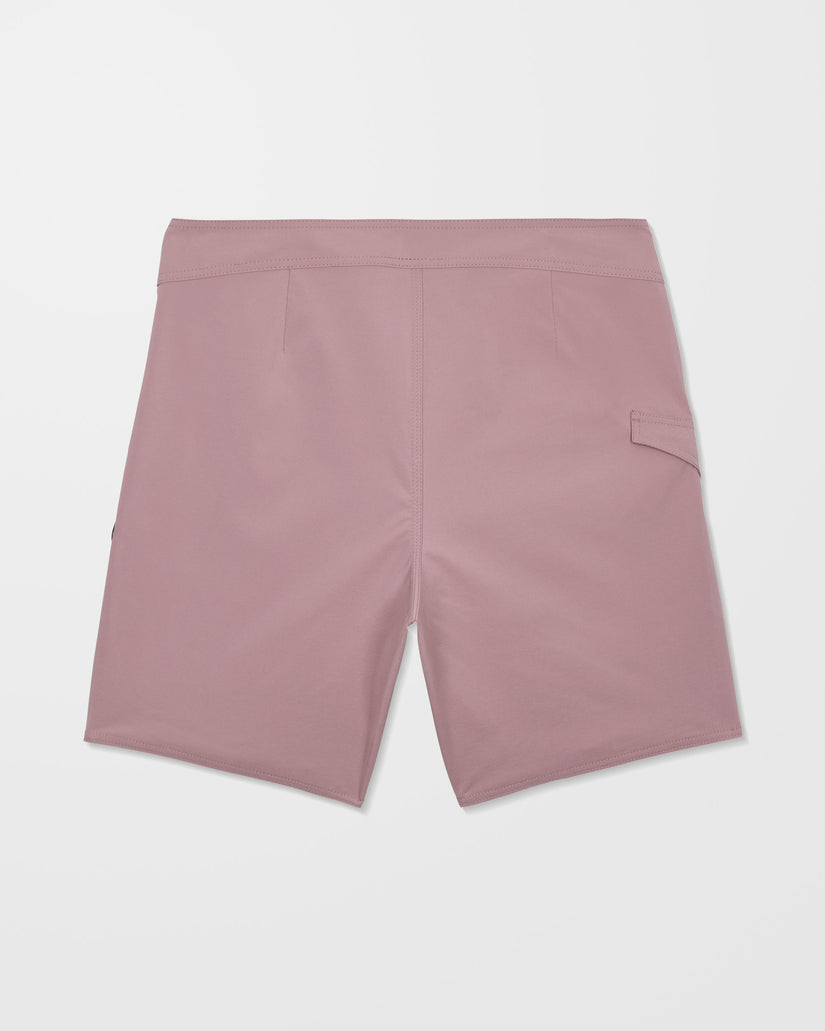 Lido Solid Mod 18" Boardshorts - Stone Rose