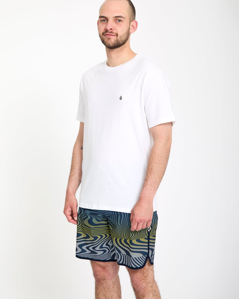 Encounter Scallop Mod 19" Boardshorts - Blueberry