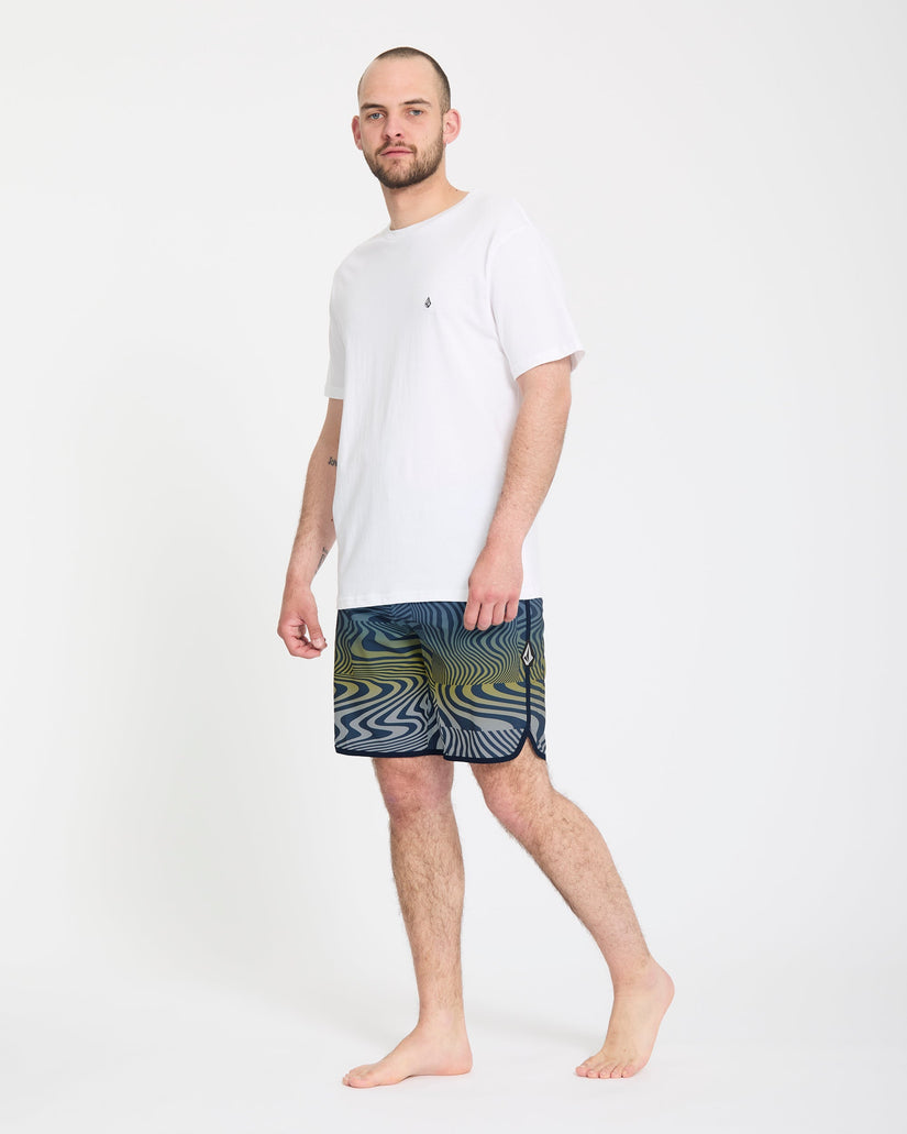 Encounter Scallop Mod 19" Boardshorts - Blueberry