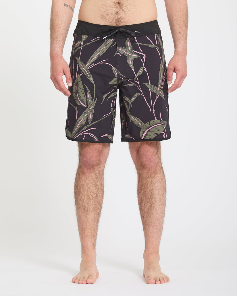 Encounter Scallop Mod 19" Boardshorts - Black