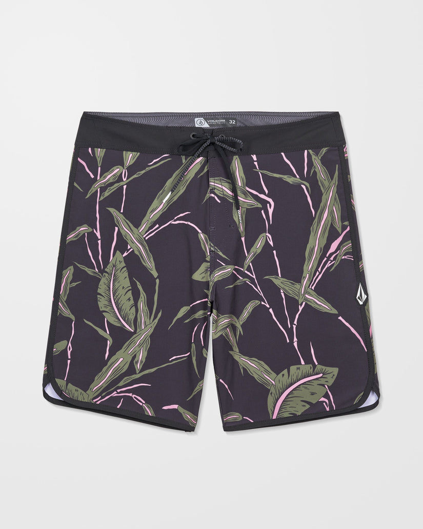 Encounter Scallop Mod 19" Boardshorts - Black