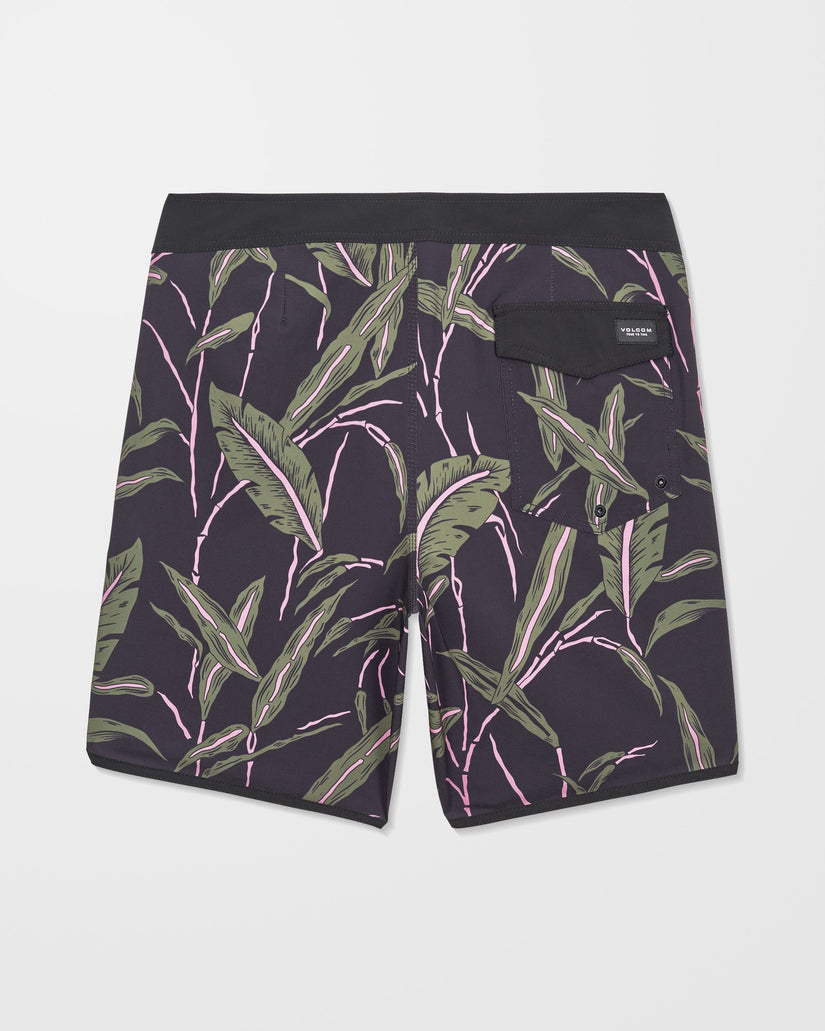 Encounter Scallop Mod 19" Boardshorts - Black