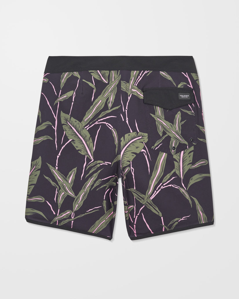 Encounter Scallop Mod 19" Boardshorts - Black