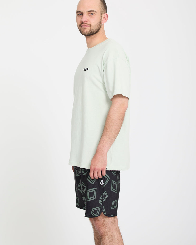 Contact Scallop Stoney 19" Boardshorts - Black
