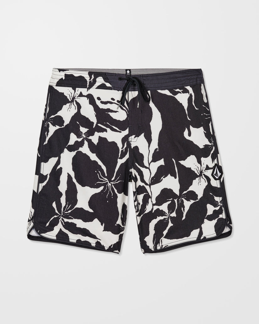 Contact Scallop Stoney 19" Boardshorts - Off White