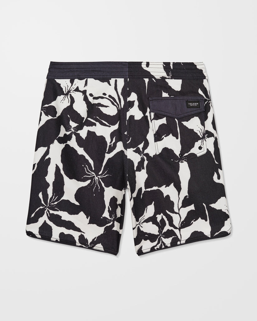 Contact Scallop Stoney 19" Boardshorts - Off White