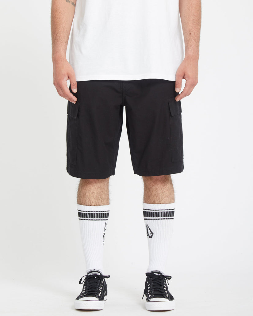 Strange Tripper 22" Cargoshorts - Black