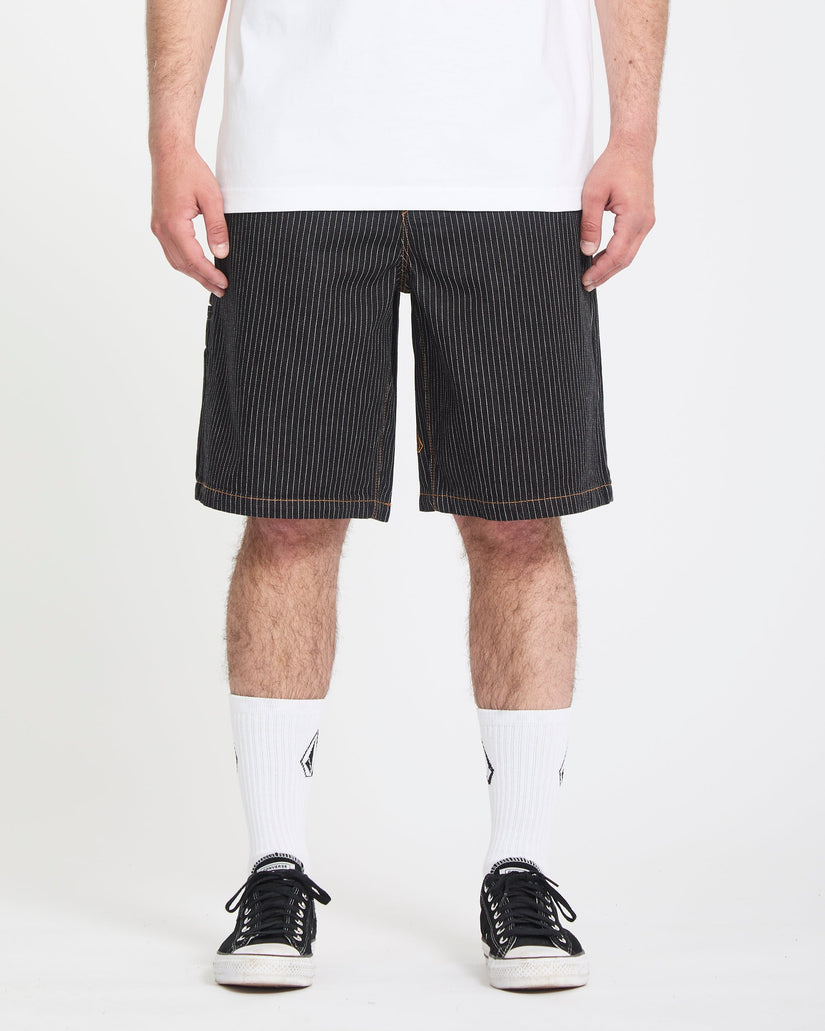 Work Dialed 22" Shorts - Black Stripe