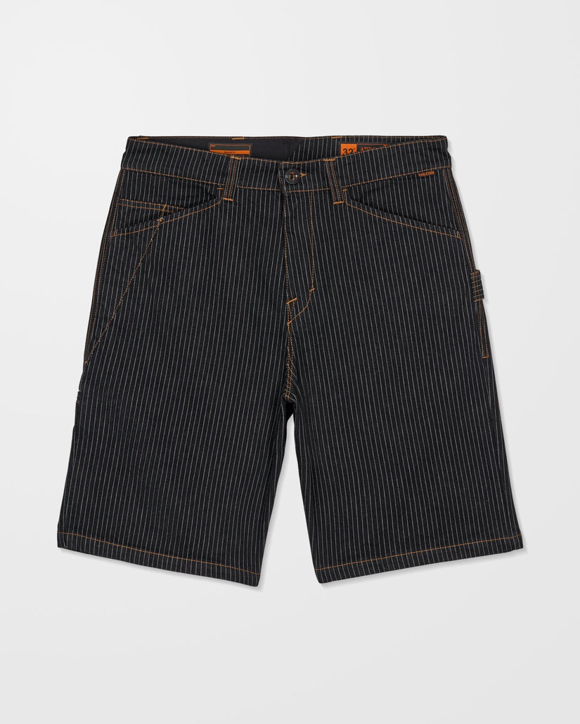 Work Dialed 22" Shorts - Black Stripe