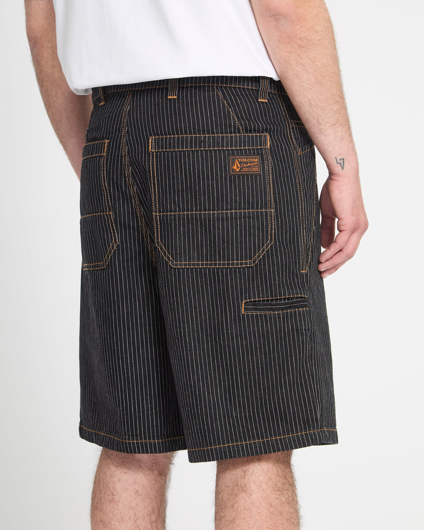 Work Dialed 22" Shorts - Black Stripe