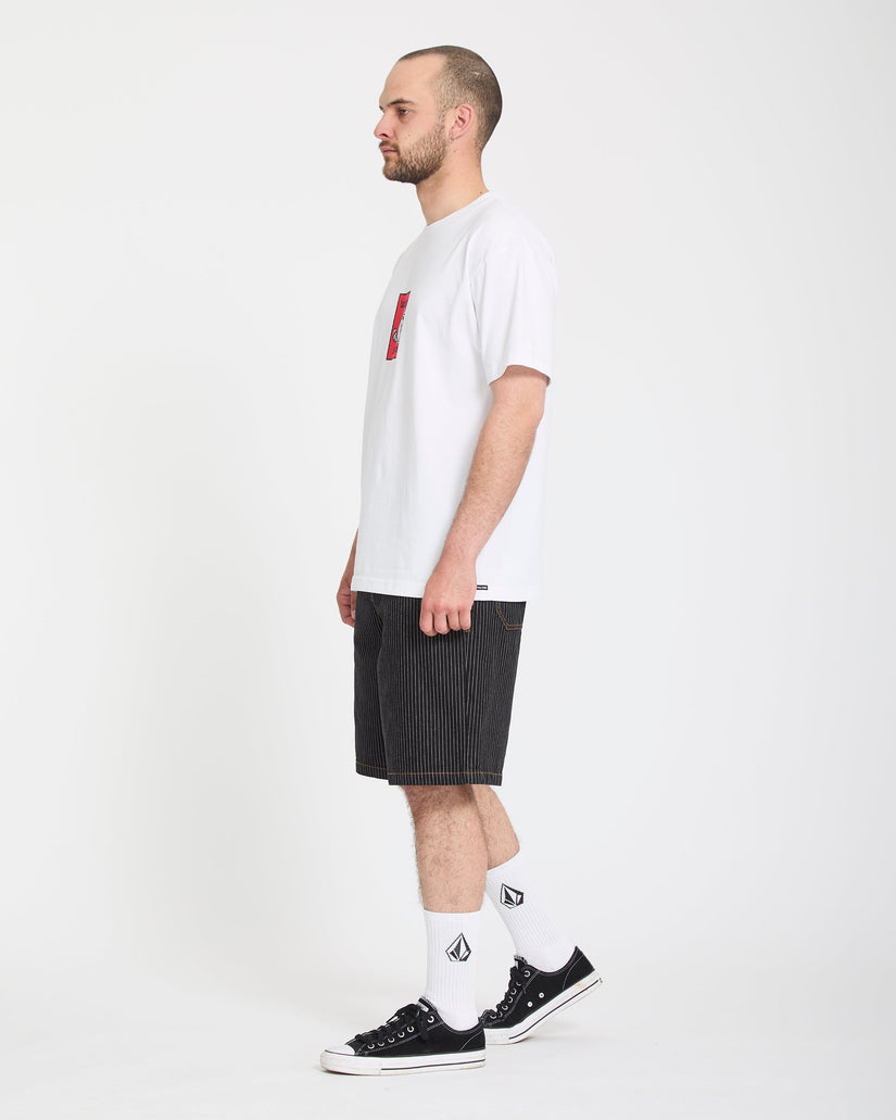 Work Dialed 22" Shorts - Black Stripe