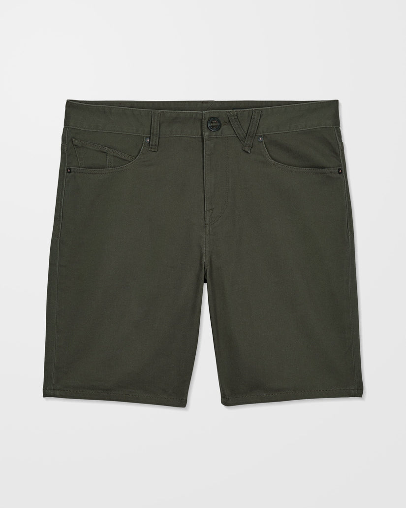 Solver 5 Pocket 19" Twill Shorts - Squadron Green