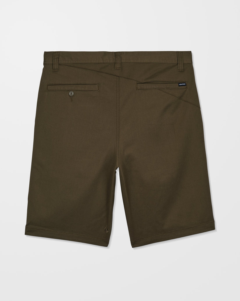 Frickin Modern Stretch 21" Shorts - Sage Leaf
